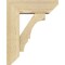 Ekena Millwork Balboa Slat Rough Sawn Bracket w/ Offset Brace, Douglas Fir, 6"W x 16"D x 20"H BKT0604X16X20BOA06RDF - alternate 4